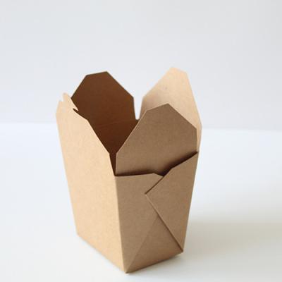 China Recyclable disposable paper box, paper take away noodle boxes, paper doner kebab box for sale