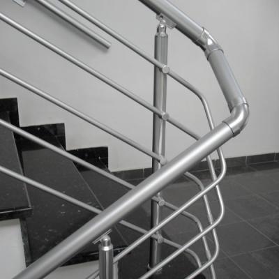 China ODM / ODM Aluminum Railing System For Stairs Inside Building Railings for sale