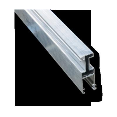 China Minimalist middle aluminum window frame design for double extrusion glass profile for sale