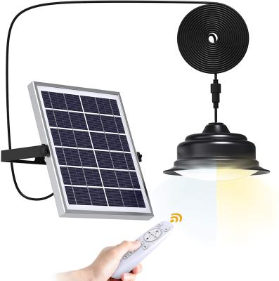 China Solar Lights Indoor Outdoor Dual Color Switchable Solar Shed Light with Remote Control Lighting Brightness & Timing Adjustable for sale