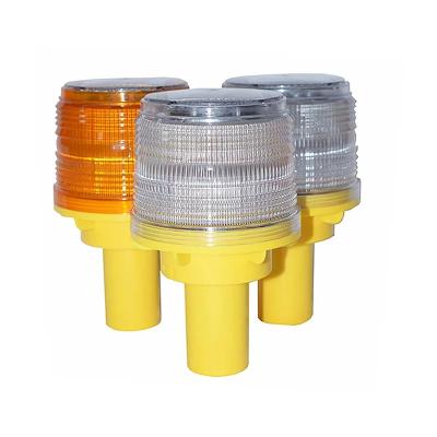 China Manufacturer Price High Brightness solar beacon warning lamp light for the traffic cone,roadblock and other road saf for sale