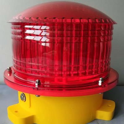 China Sunbonar Solar aviation powered led obstruction light waterproof IP68 aviation flashing warning light for sale