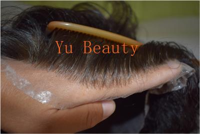 China STOCK --100% human hair stock toupee for men size 8x10 inch  full swiss lace for sale