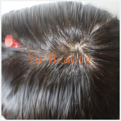 China comfortable  lace silk base full cap wig for women with invisible parting for sale