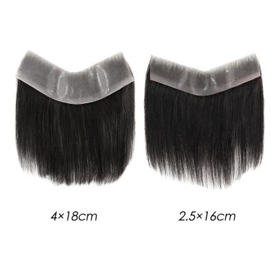 China Natural Hairline thin skin forehead toupee hairline for men natural and invisible men fringe for sale