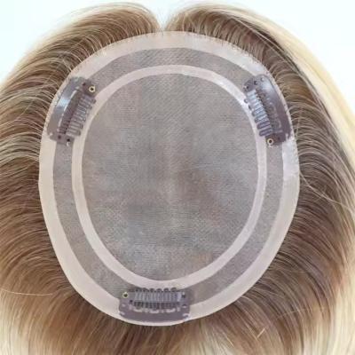 China Wholesale Top Quality Fine Mono Base Pure Human Hair Toupee For Women Hair Loss Treatment Topper lace topper for women for sale