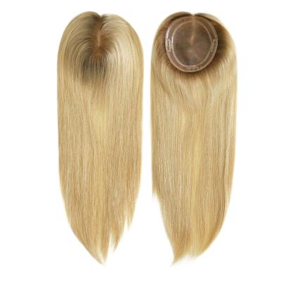 China Wholesale Top Quality Fine Mono Base Pure Human Hair Toupee For Women Hair Loss Treatment Topper lace topper for women for sale