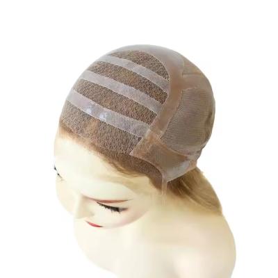 China Anti-slip Soft Silicone Base Cap Medical Wig 18 Inches Long 100% RAW Human Hair Medical Grade Toupee Wig for Cancer And Alopecia Patients for sale