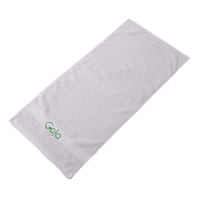 China Custom LOGO Cotton Embroidery 35*75CM Comfortable Hand Face Room Towels Beauty Salon Towel For Beauty Salon for sale