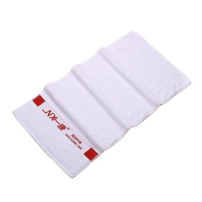 China 2023 Comfortable Hot Sale Premium Quality White Embroidery 100% Cotton Hand Luxury Face Towel for sale