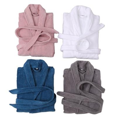 China Other Factory China Luxury Premium 100% Cotton Men Women SPA Robe Hotel Bathrobe for sale