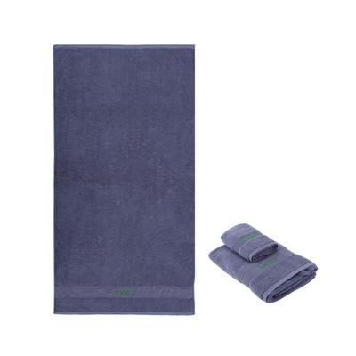 China QUICK DRY LOGO Custom Hotel Tawel Luxury Purple Towel Set Of 3 Cotton Bath Towel Sets For Bathroom for sale