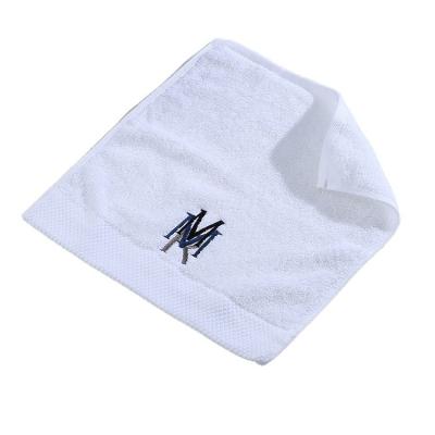 China 2023 Customized Sale 2023 Soft Luxury Warm Cotton White Square Hand Towel Customized for sale