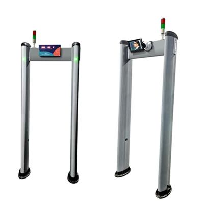 China Indoor Walk Through Metal Detector Arch With Body Temperature Screening Sensor for sale