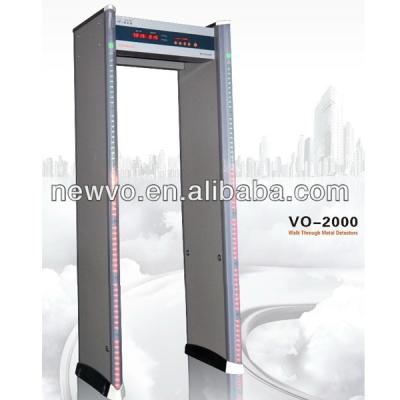 China VO-2000 6 Zone Walk Through Metal Detector With LED Light VO-2000 for sale