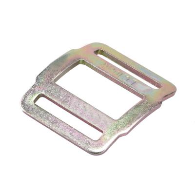 China Yellow Galvanized Cargo Strap Lashing One Way Lashing Buckle for sale