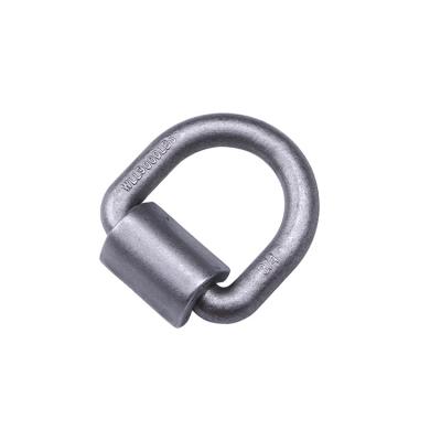 China Steel D Ring Forged Tie Down 26500 Pounds Metal Lashing D Ring for sale