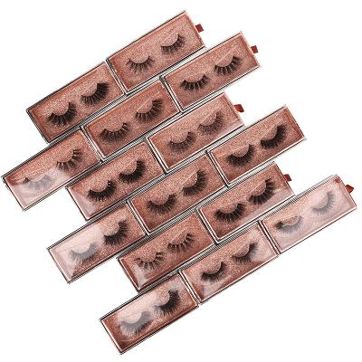 China 25mm Mink Eyelash With Custom Eyelash Logo Real Mink Lashes 3D lashbox wholesale natural 3D crate seller Halloween for sale