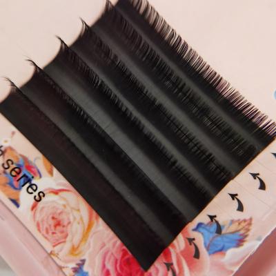 China Extremely Soft Eyelashes Grafting One Second Mink Eyelash Extension Bloom Strands Best Quality With Customized Packaging for sale