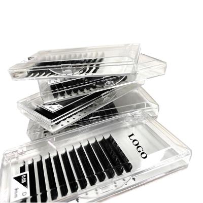 China Natural Volume False Eyelashes Russian Individual Lash Extensions Wholesale Trays Different Colored Eyelash Extensions Supplies for sale