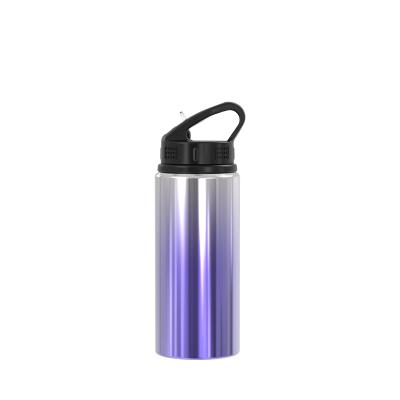 China Sustainable Outdoor Single Wall Stainless Steel Sports Water Bottle With Handle for sale