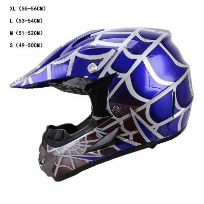 China Free shipping Outdoor youth children and girls helmets Off-road ATV motorcycle motocross blue helmets DOT zu verkaufen