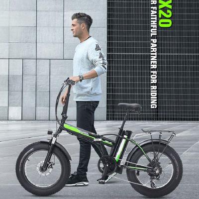 China EU warehouse Fast delivery High Quality electricity bicycle 48V 500W elektric bike 20inch foldable Mountain electric bikes zu verkaufen