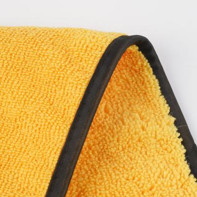 China Sustainable Microfiber Towel For Car Wash Extra Large Car Drying Towel Loop Microfiber Twisted Car Drying Towel for sale