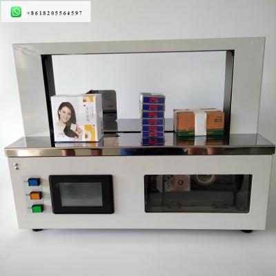 China Food Strapping Machine OPP Plastic Band Currency Machine Electric Automatic Strapping Factory Price for sale