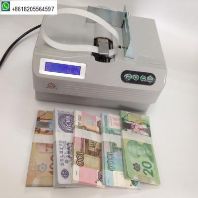 China CLOTHING 20mm Bandage Machine Paper Banknote Strapping Binding Machine for sale