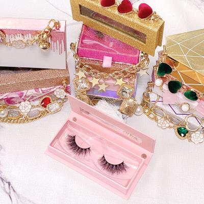 China light & soft & comfortable private label 3D 5D mink eyelashes with packaging box premium 25mm mink lashes custom eyelash package for sale