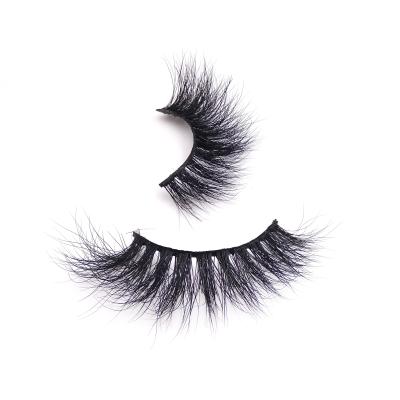 China 25mm Long Lashes And Natural Popular 5d Mink Lashes With Mink Lashes Custom Packaging for sale