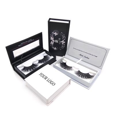 China Light& Soft Fashion 25mm Lashes And Package Box For Faux Mink Eyelashes for sale