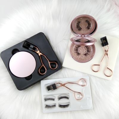 China Light& Soft Magnetic Vendor Eyelash Wholesale Package of Lashes and Glue Free Quantum Lashes Custom Made for sale