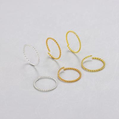 China New 925 Gold Plated Nose Ear Hoop Ring Body Jewelry Women Daily Use Wholesale CLASSIC CZ Silver Popular Party Gift for sale