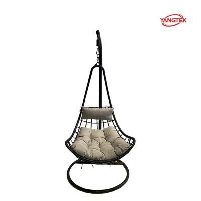 China Modern Garden Patio Leisure Hanging Chair Rattan Folding Swing Chair for sale