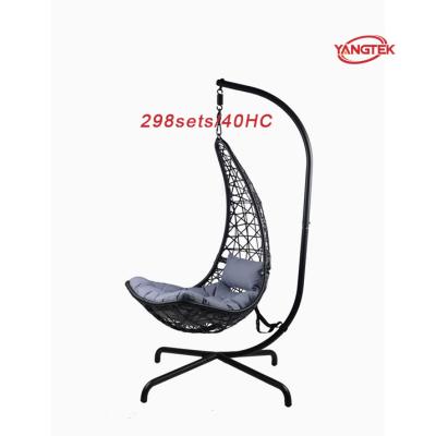 China Modern Patio Swings Egg Chair Garden Patio Leisure Hanging Chair Rattan Folding Swing Chair for sale