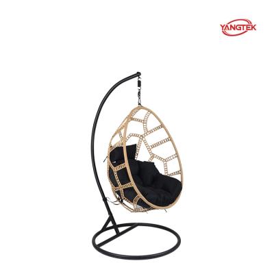 China Modern Patio Swings Egg Chair Garden Patio Leisure Hanging Chair Rattan Folding Swing Chair for sale