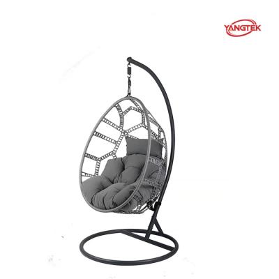 China Modern Patio Swings Egg Chair Garden Patio Leisure Hanging Chair Rattan Folding Swing Chair for sale