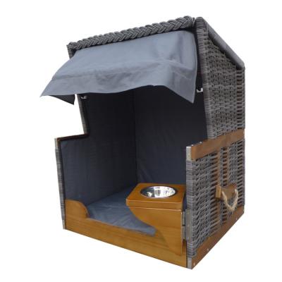 China Pet House Dog Establishments Traditional Cat House German Pet Beach Chair Strandkorb for sale