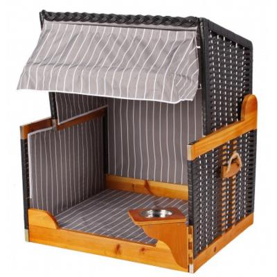 China Pet House Dog Establishments Traditional Cat House German Pet Beach Chair Strandkorb for sale