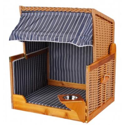 China Pet House Dog Establishments Traditional Cat House German Pet Beach Chair Strandkorb for sale