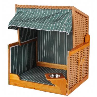 China Pet House Dog Establishments Traditional Cat House German Pet Beach Chair Strandkorb for sale