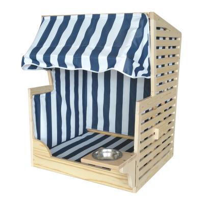 China Pet House Dog Establishments Traditional Cat House German Pet Beach Chair Strandkorb for sale