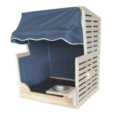 China Pet House Dog Establishments Traditional Cat House German Pet Beach Chair Strandkorb for sale