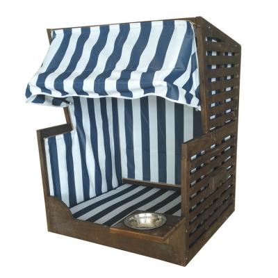 China Pet House Dog Establishments Traditional Cat House German Pet Beach Chair Strandkorb for sale