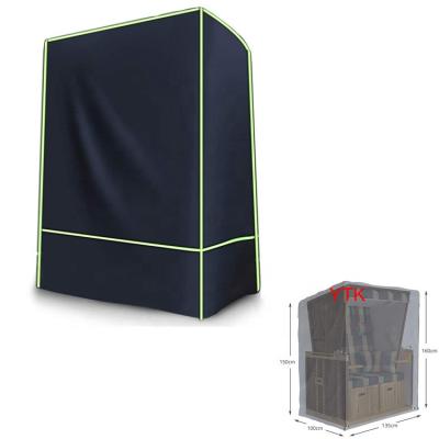 China Ourdoor Polyester Material Strandkorb Beach Chair Cover Feature Waterproof Dustproof Outdoor With Drawingsting for sale