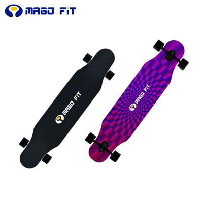 China Cheaper Skateboard Professional Wholesale PU 85A Wheel Freestyle Longboard Beginner High Elastic Skateboard for sale