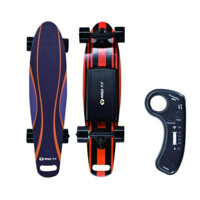 China Maple 8-Layer Easy Remote Control Single-control Electric Skateboard With Remote Adjustable Speed ​​Powered Skateboard Suitable For Adult for sale