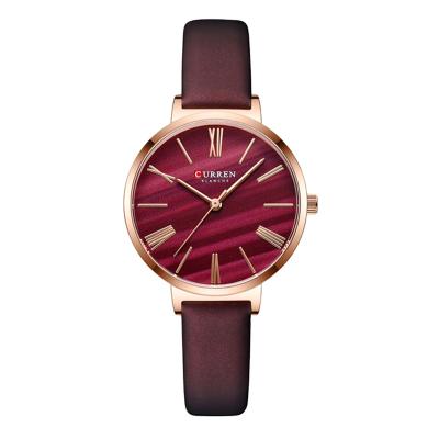 China Curren Waterproof 9076 Exquisite Ladies Watch Retro Watch Hot Fashion Waterproof Quartz Watch for sale